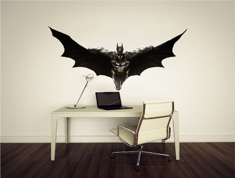 Flying Bat Wall Decal Movie Wall Art Kids Bedroom Wall Decor Superhero Sticker, b26