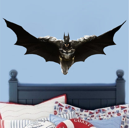 Flying Bat Wall Decal Movie Wall Art Kids Bedroom Wall Decor Superhero Sticker, b26