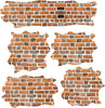 Brick Wallpaper Wall Decal Decor Sticker Wall Paper Vinyl Bricks Layers Fun Wall Art, a43