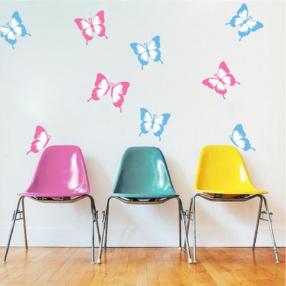 Butterfly Wall Decals Nursery Wall Decals Peel and Stick Butterflies Decal, n97