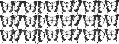 Butterfly Wall Decals Nursery Wall Decals Peel and Stick Butterflies Decal, n97