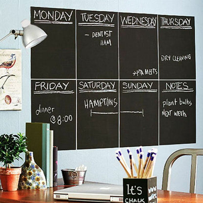 Custom Chalk Board Vinyl Wall Decal Removable Chalkboard Decal Sticker, e45
