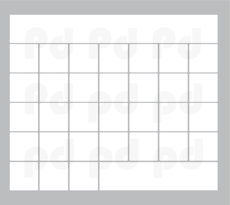 Monthly Dry Erase Wall Decal Mural Productive Office Removable Decor Wall Sticker, b77