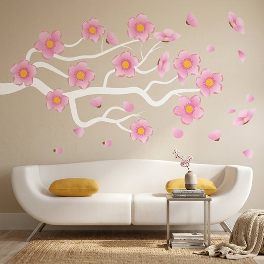 Custom Cherry Blossom Branch Wall Decal