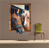 Horse Frame Wall Decal Farm Animal Horse Wall Decal Mural Sticker Bedroom Apartment Wall Decal, a51