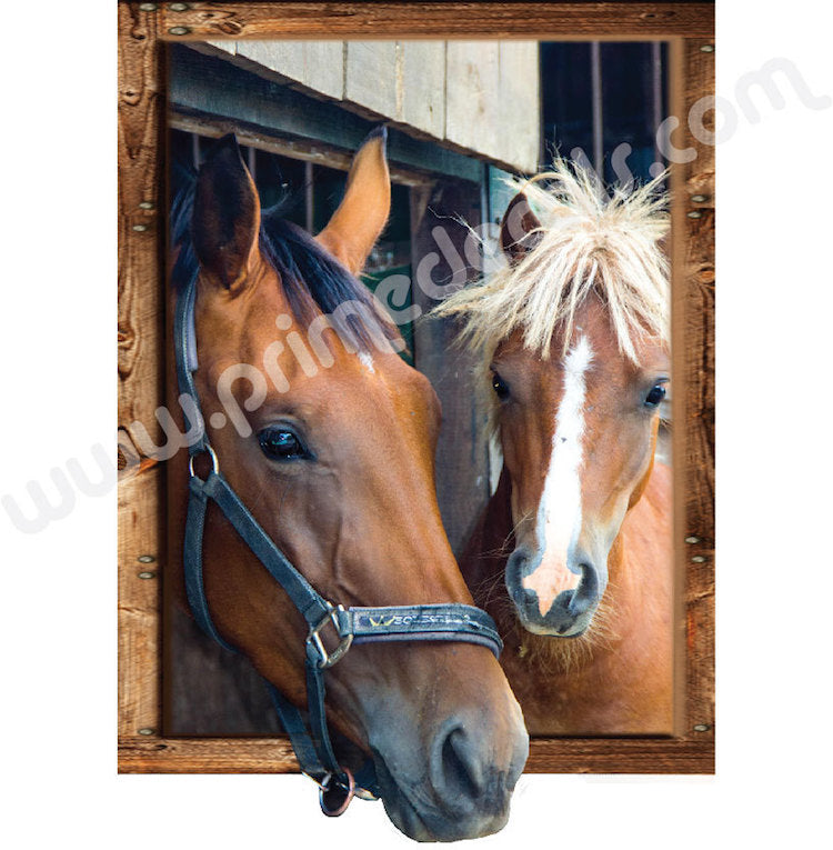 Horse Frame Wall Decal Farm Animal Horse Wall Decal Mural Sticker Bedroom Apartment Wall Decal, a51