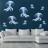 Jellyfish Wall Decal Animal Decor Ocean Sea Life Stickers Removable Wall Jelly Fish, d19