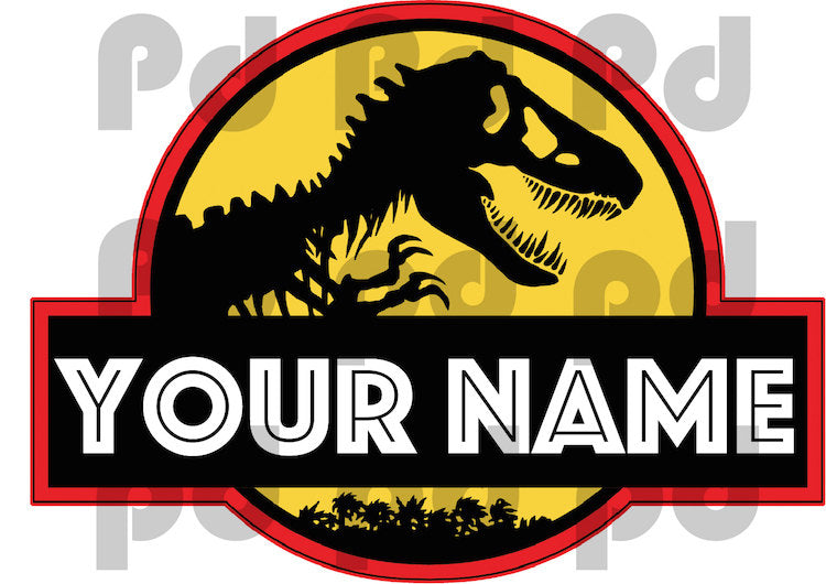 Custom Dinosaur Wall Decal Kids Room Wall Sticker Removable Decals, b97