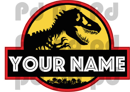 Custom Dinosaur Wall Decal for Kids Room