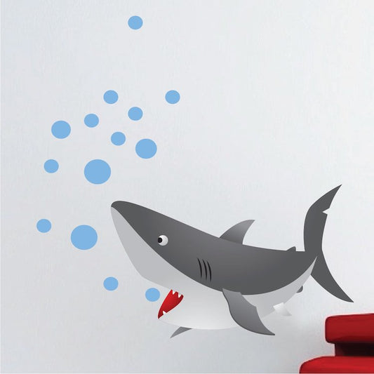 Kids Shark Decal Removable Design