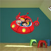 Little Spaceship Wall Decal Sticker Kids Room Decor Dorm Rooms Removable Art, n92