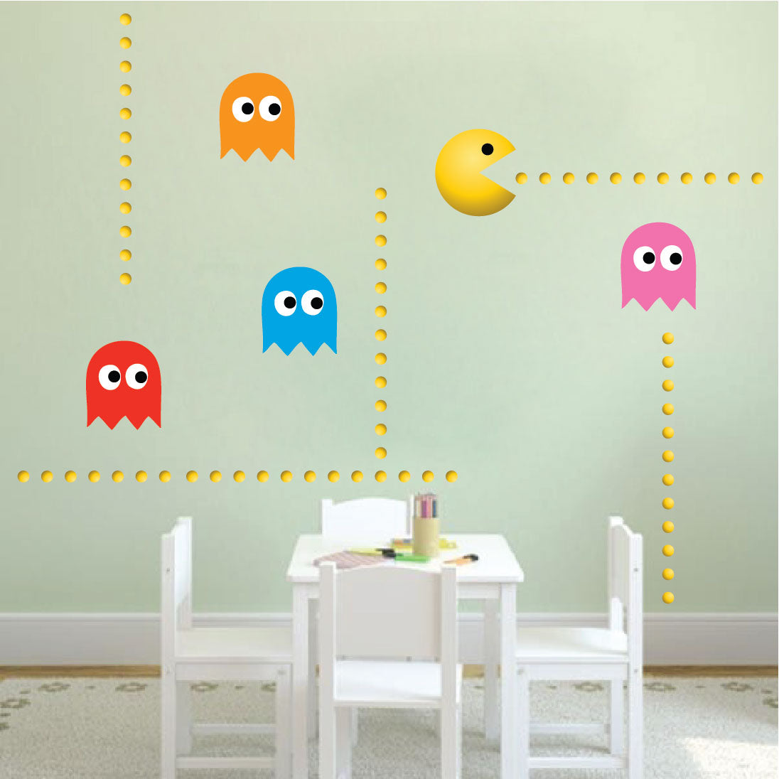 Modern Video Game Wall Decal Peel and Stick Game Room Wall Stickers, n53