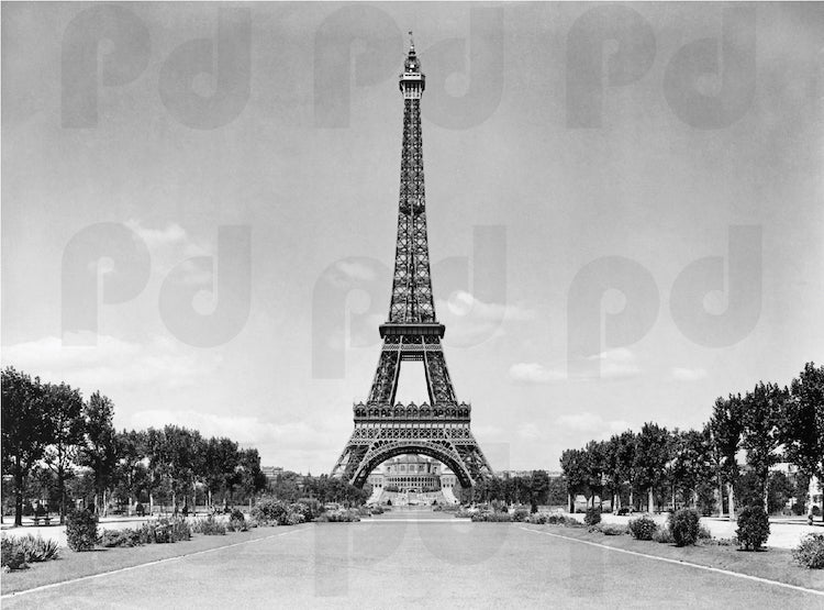 Eiffel Tower Wall Decal France Decor for Apartment Bedroom Europe Paris Wall View Mural, b21