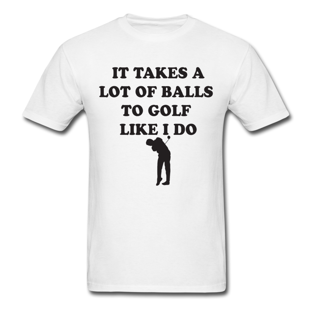 Funny Golf Unisex Classic T-Shirt - white