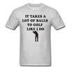 Funny Golf Unisex Classic T-Shirt - heather gray