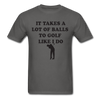 Funny Golf Unisex Classic T-Shirt - charcoal