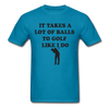 Funny Golf Unisex Classic T-Shirt - turquoise