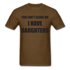 Father Daughters Unisex Classic T-Shirt - brown