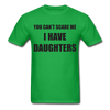 Father Daughters Unisex Classic T-Shirt - bright green