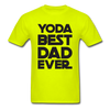 Best Dad Unisex Classic T-Shirt - safety green