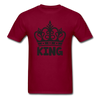 King Unisex Classic T-Shirt - burgundy