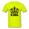 King Unisex Classic T-Shirt - safety green