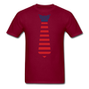 American Tie Unisex Classic T-Shirt - burgundy