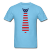 American Tie Unisex Classic T-Shirt - aquatic blue