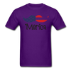 American Mustache Unisex Classic T-Shirt - purple