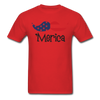 American Mustache Unisex Classic T-Shirt - red