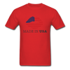Made In USA Unisex Classic T-Shirt - red