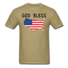 God Bless America Unisex Classic T-Shirt - khaki