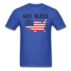 God Bless America Unisex Classic T-Shirt - royal blue