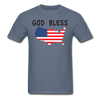God Bless America Unisex Classic T-Shirt - denim