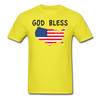 God Bless America Unisex Classic T-Shirt - yellow