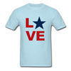 Love Unisex Classic T-Shirt - powder blue