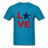Love Unisex Classic T-Shirt - turquoise