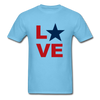 Love Unisex Classic T-Shirt - aquatic blue
