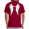 Angel Wings Unisex Classic T-Shirt - dark red