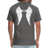 Angel Wings Unisex Classic T-Shirt - charcoal