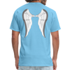 Angel Wings Unisex Classic T-Shirt - aquatic blue