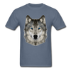 Wolf Head Unisex Classic T-Shirt - denim