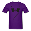 Headphones Unisex Classic T-Shirt - purple
