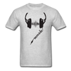 Headphones Unisex Classic T-Shirt - heather gray
