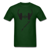 Headphones Unisex Classic T-Shirt - forest green