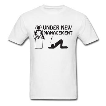 Under New Management Unisex Classic T-Shirt - white