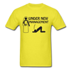 Under New Management Unisex Classic T-Shirt - yellow