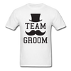 Team Groom Unisex Classic T-Shirt - white