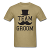 Team Groom Unisex Classic T-Shirt - khaki