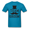 Team Groom Unisex Classic T-Shirt - turquoise